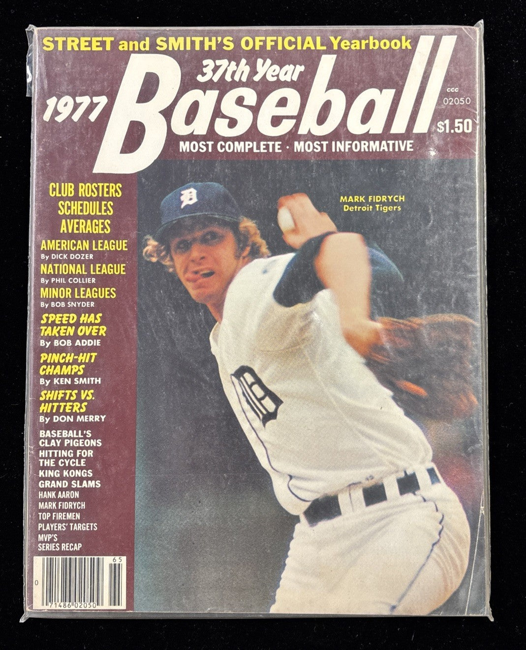 3 Street & Smith Yearbooks 1977 Baseball Randy Jones Mark Fidrych Thurman Munson