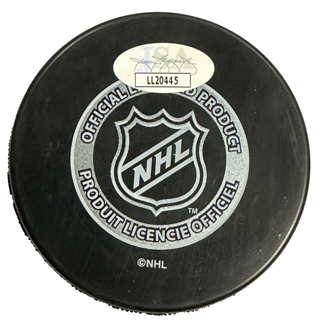 Jari Kurri Autographed Los Angeles Kings Hockey Puck HOF JSA