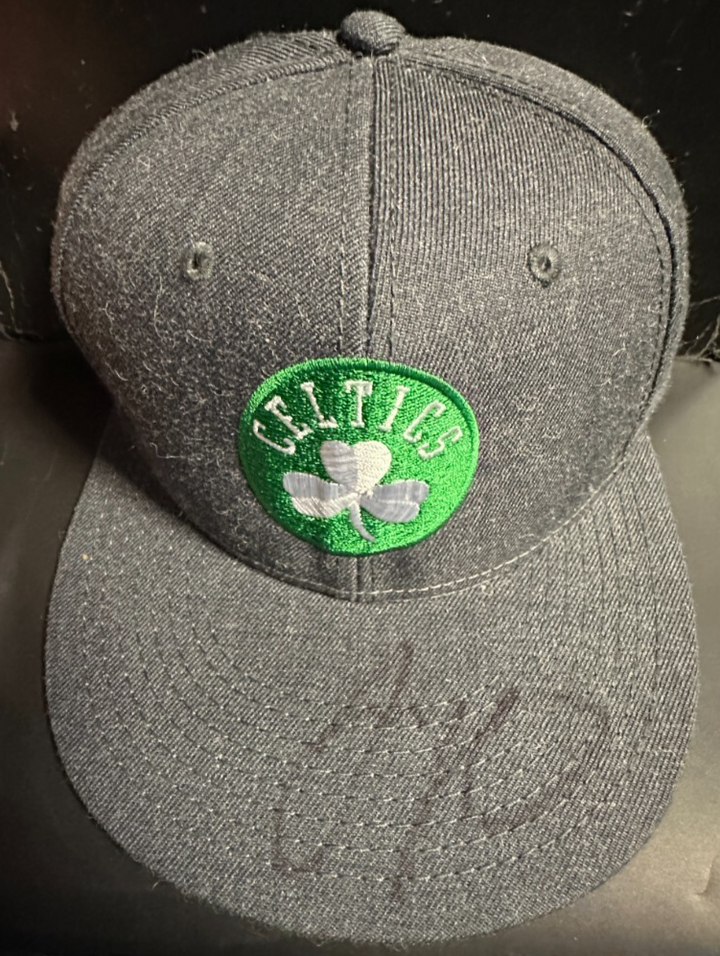 Jayson Tatum Autographed Boston Celtics Snapback Hat BAS NBA Champions