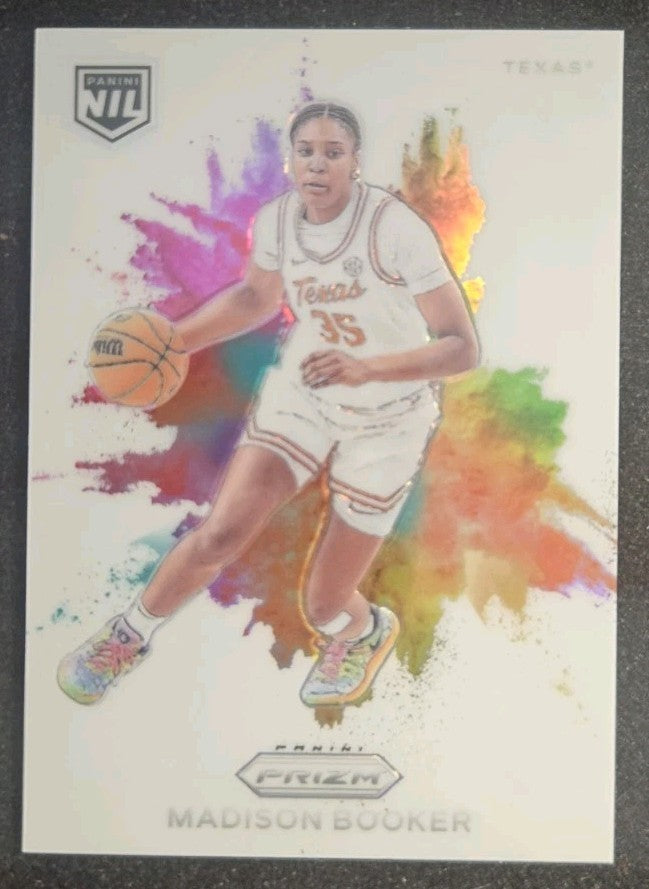 2025 Panini University of Texas NIL Madison Booker Colorblast SSP Case Hit