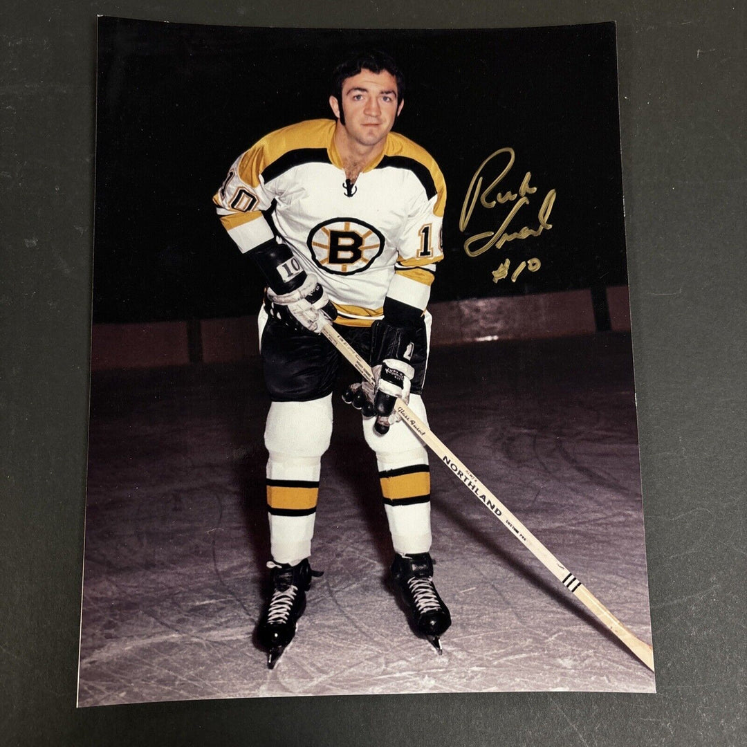 Rick Smith Signed 8x10 Boston Bruins Sportsworld