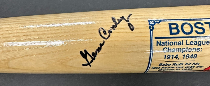 Gene Conley Autographed Boston Braves Cooperstown Bat Co Commemorative Bat