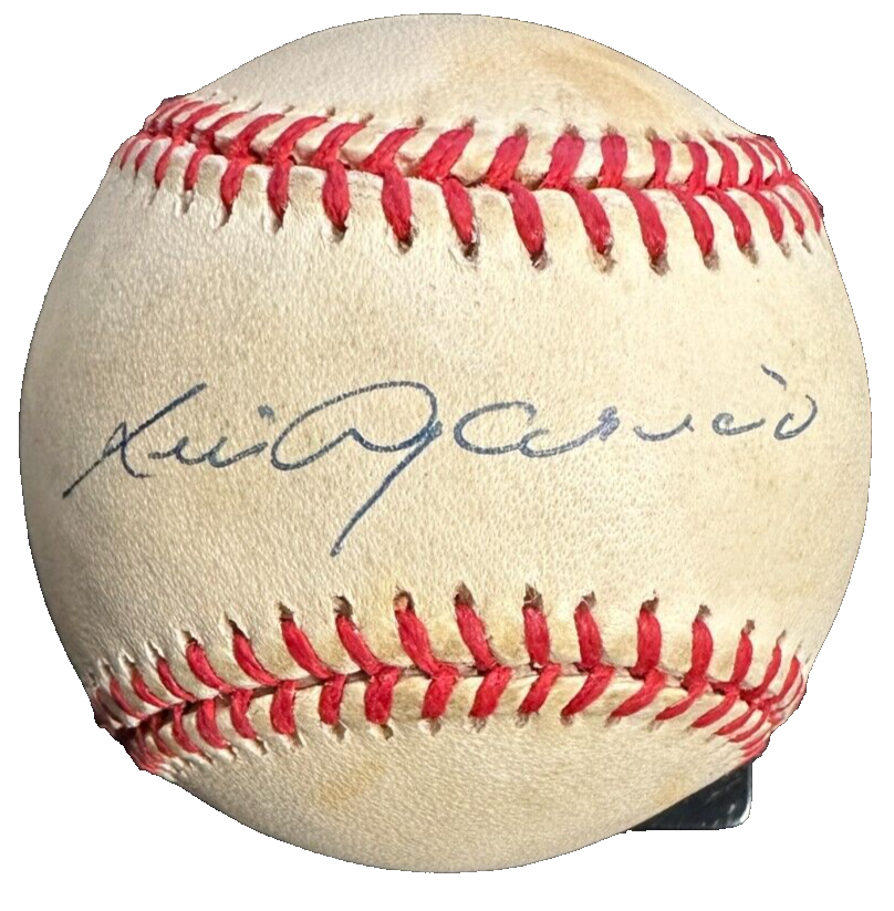 Luis Aparicio Autographed National League Baseball White Sox Orioles BAS