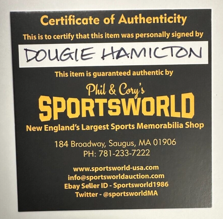 Dougie Hamilton Autographed Boston Bruins Hockey Puck NHL