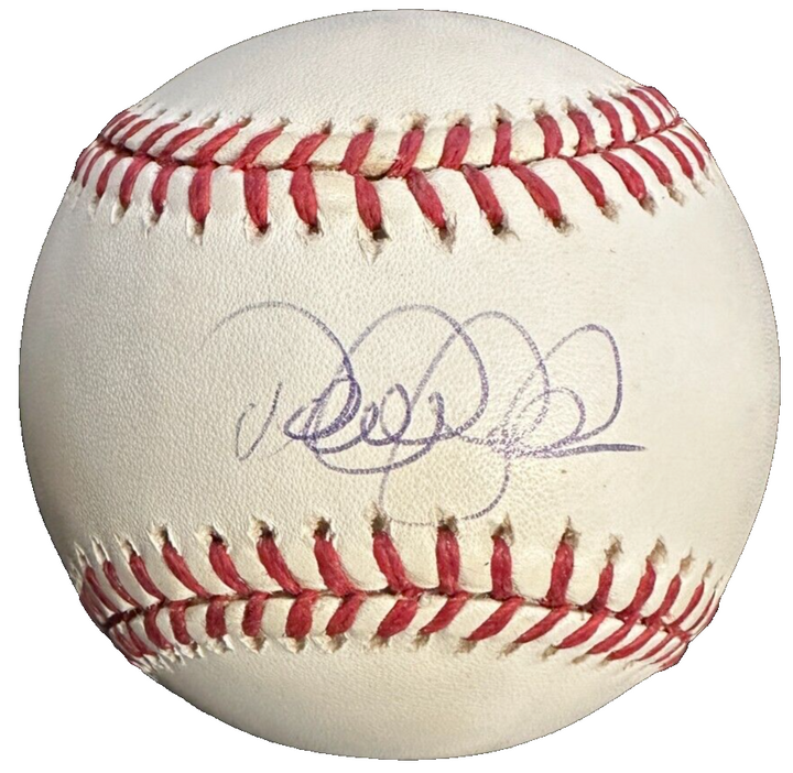 Derek Jeter Autographed Official Major League Baseball Yankees Steiner MLB Holo