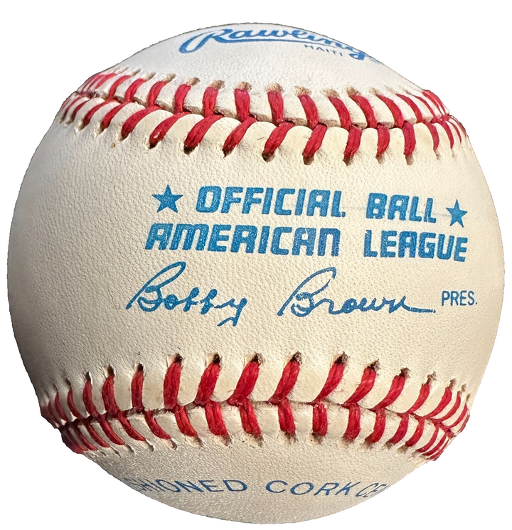 Jim Dwyer Autographed Official American League Baseball Orioles Red Sox