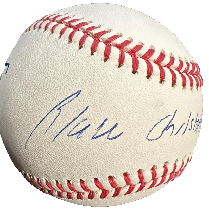 Blaze Jordan Full Name Autographed Official Major League Baseball Cardinals