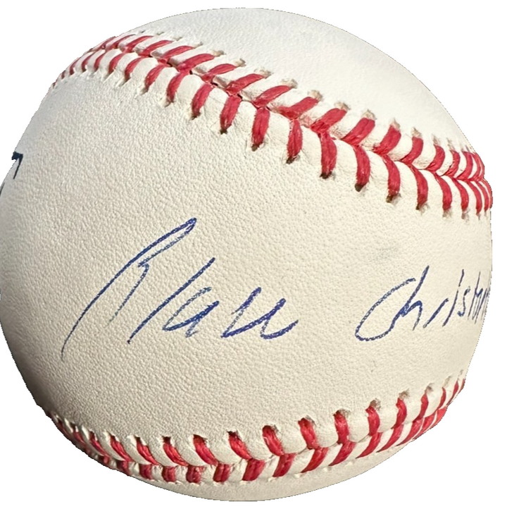 Blaze Jordan Full Name Autographed Official Major League Baseball Cardinals