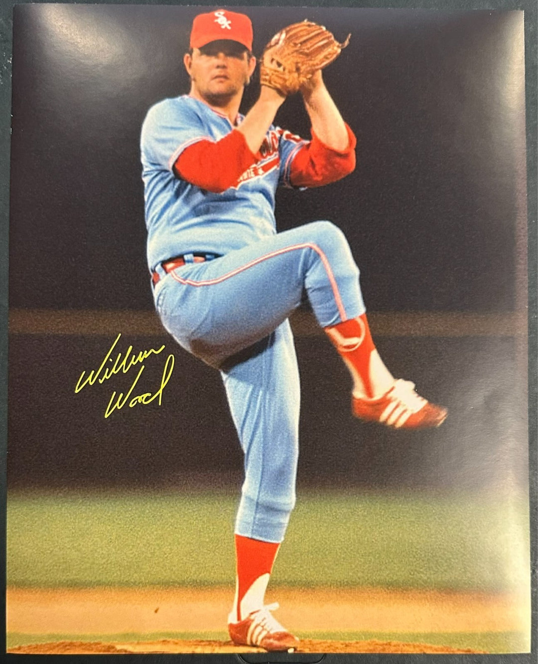 Wilbur Wood Autographed Chicago White Sox 8x10 Photo
