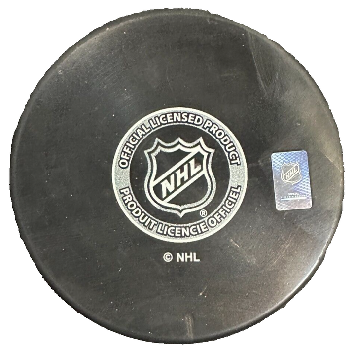 Tom McVie Autographed Boston Bruins Hockey Puck W/ Stanley Cup 2011 Insc.