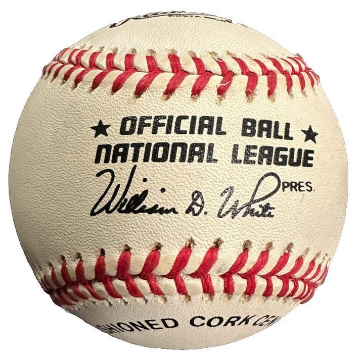 Gregg Jeffreies Autographed Official National League Baseball New York Mets