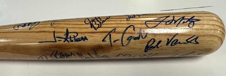 1988 Team USA Baseball Team Autographed Bat Abbott Ventura Nagy Martinez /800