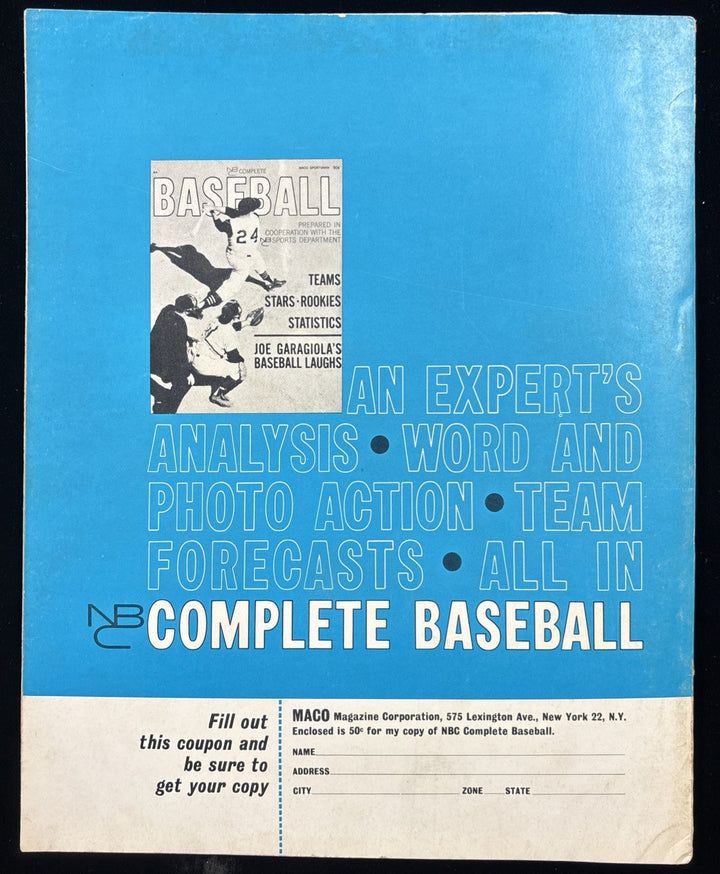 1961 Baseball Sports All Stars magazine Vernon Law Pittsburgh Pirates Cover