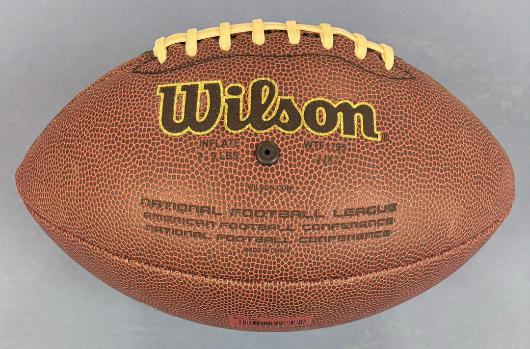 Geneo Grissom Signed Wilson Football New England Patriots Sportsworld COA