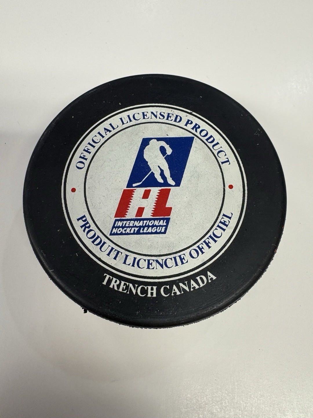 Vintage IHL Los Angeles Ice Dogs Official Hockey Puck