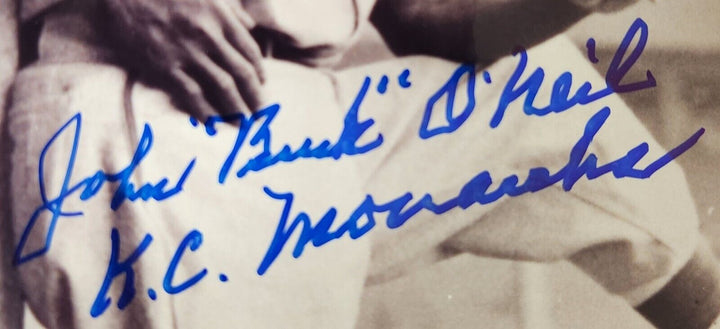 Buck O'Neil Signed Inscribed 8x10 Photo Kansas City Monarchs HOF COA