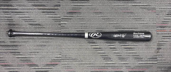 Mitch Moreland Signed Autographed Rawlings Big Stick Model Black Bat Red Sox