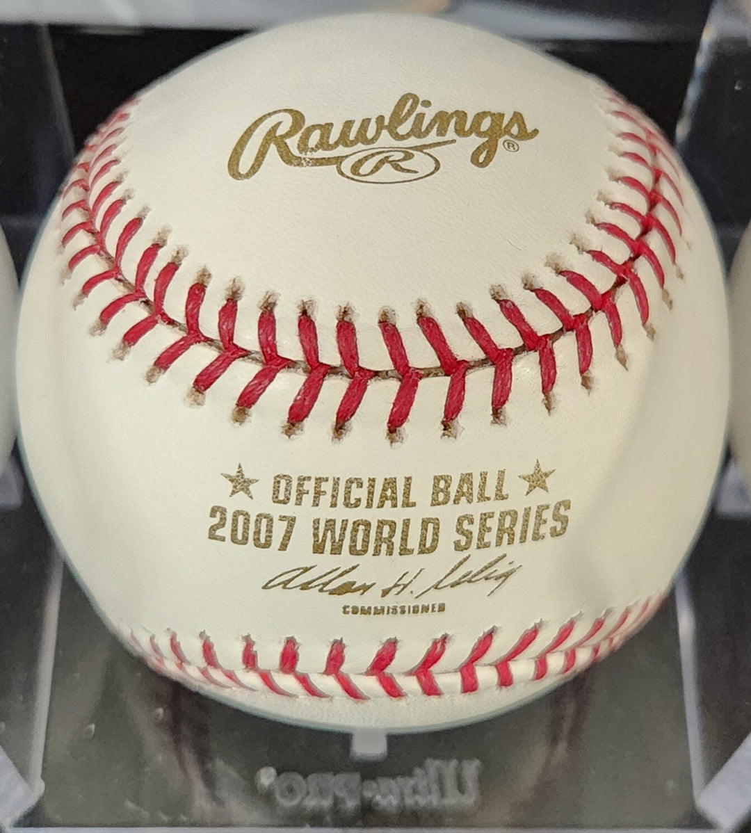 Jim Kerasiotes Signed Inscribed 2007 World Series Baseball COA