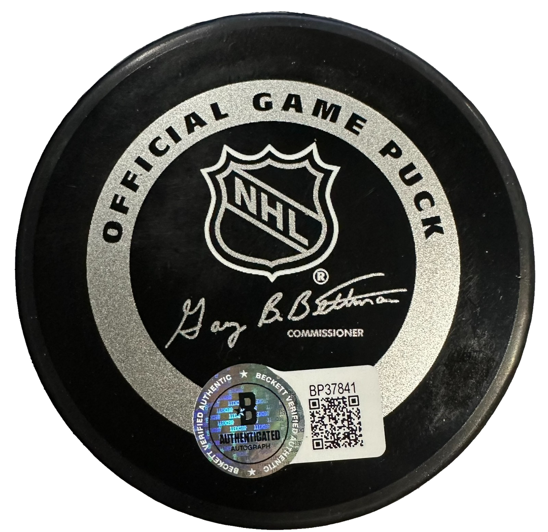 Ray Bourque Autographed 2001 NHL All-Star Game Official Game Puck BAS