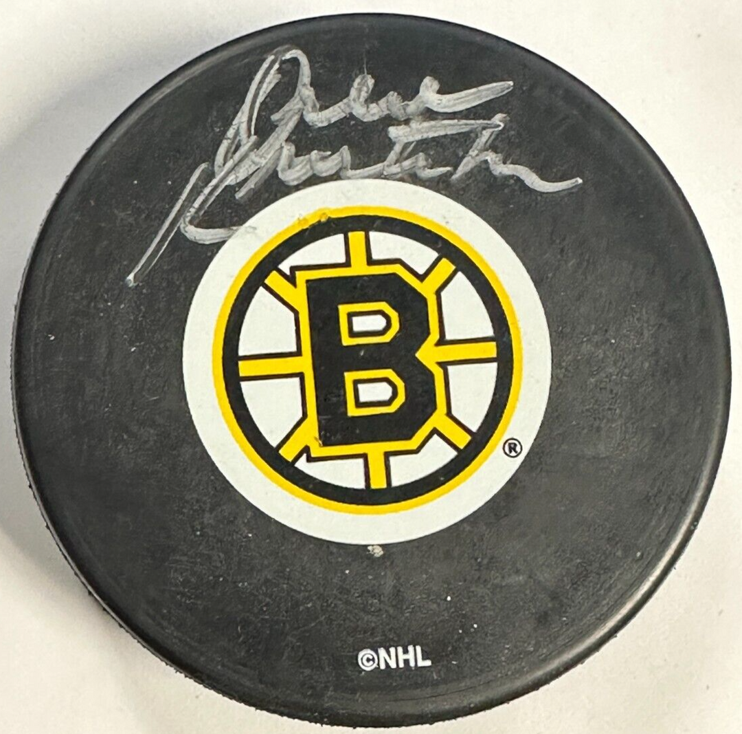 Orland Kurtenbach Autographed Boston Bruins Hockey Puck NHL