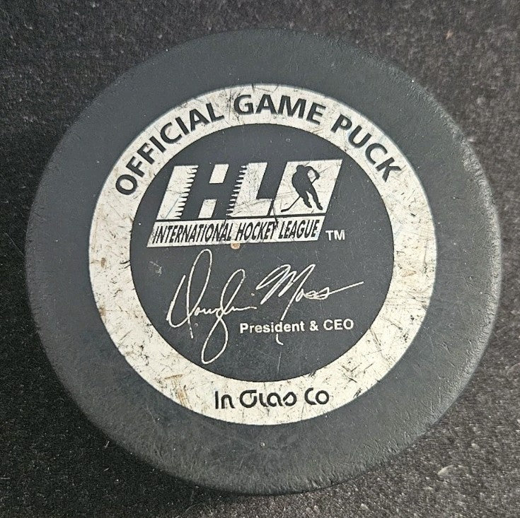 Chicago Wolves IHL Offical Game Puck