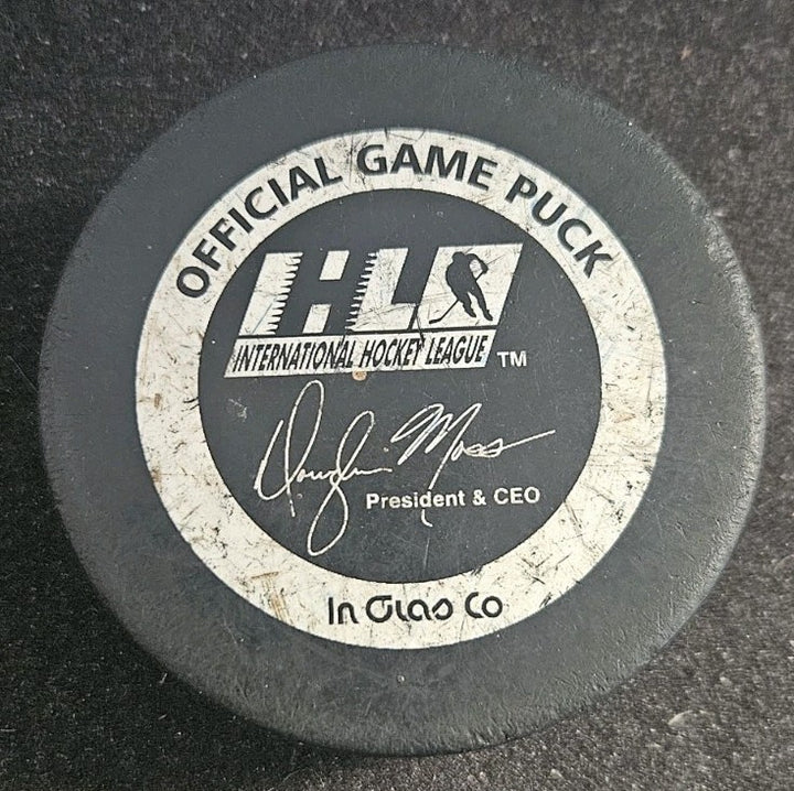 Chicago Wolves IHL Offical Game Puck