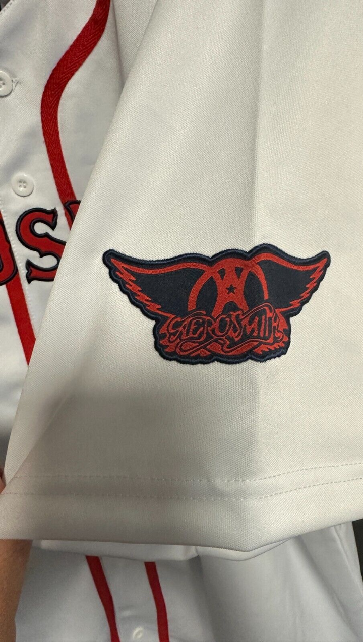 NEW Aerosmith Fenway Park Red Sox Baseball Jersey NEW Final Show