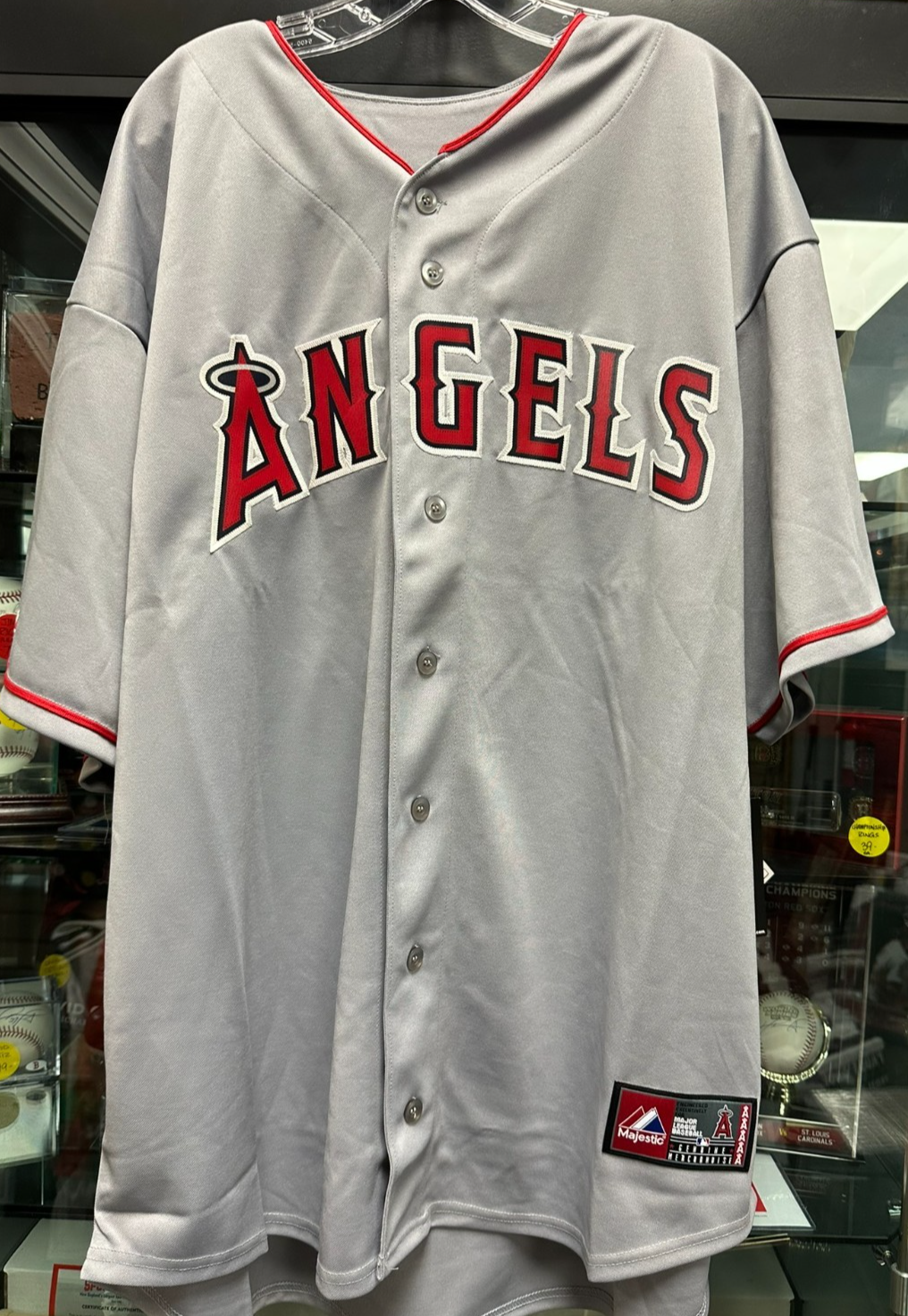 Albert Pujols Los Angeles Angels Authentic Road Jersey Majestic NWT