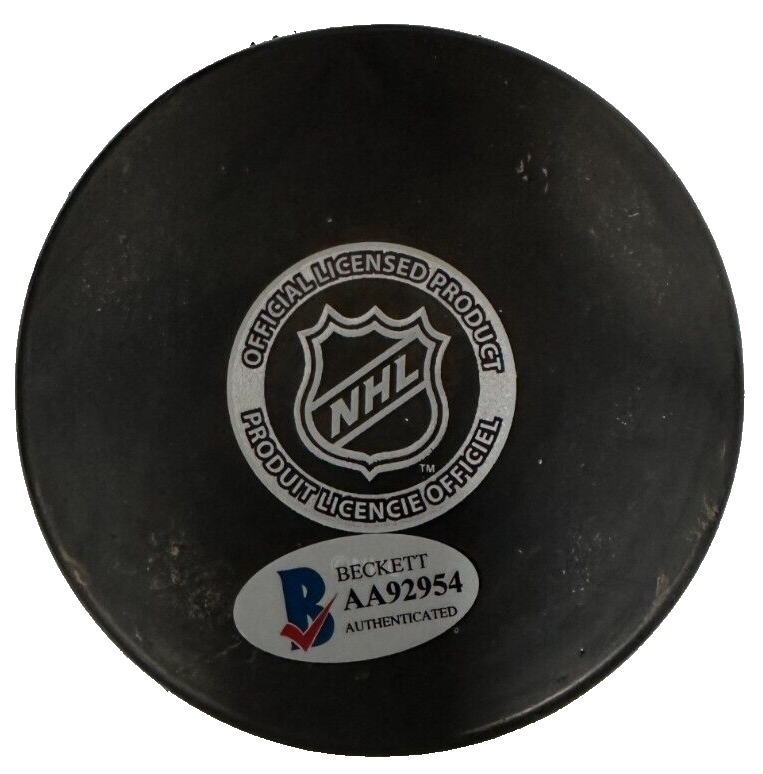 Mike Walton Autographed Boston Bruins Hockey Puck W/ 72 Stanley Cup Insc BAS NHL