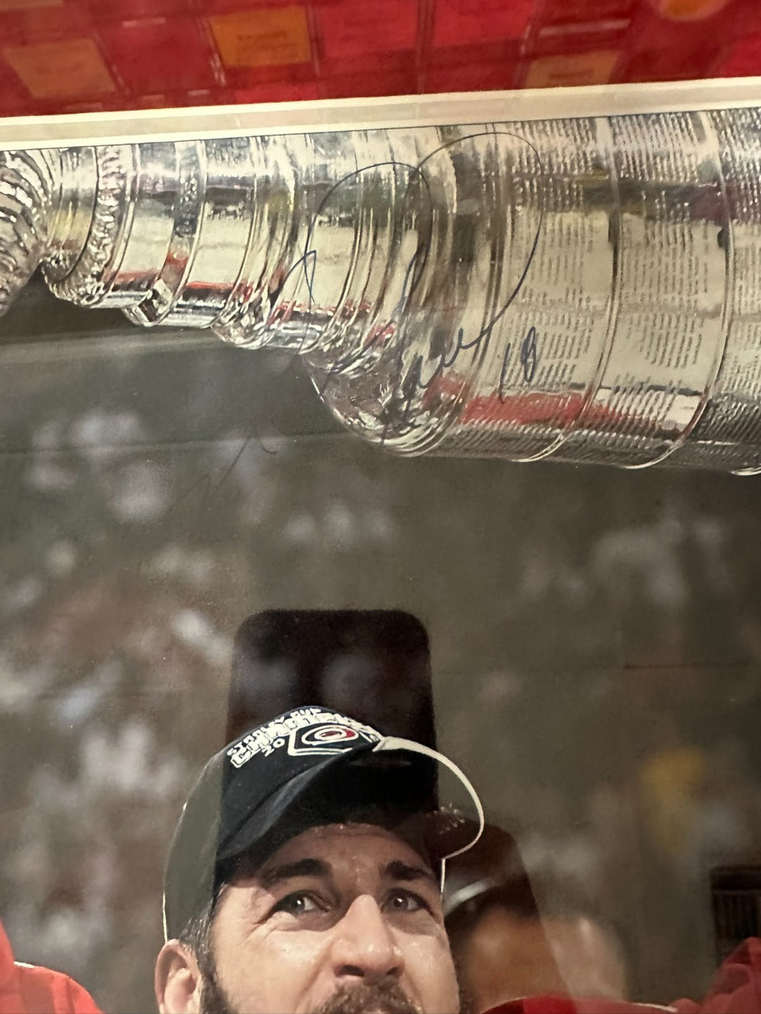 Mark Recchi Autographed Carolina Hurricanes Stanley Cup Championship Photo HOF