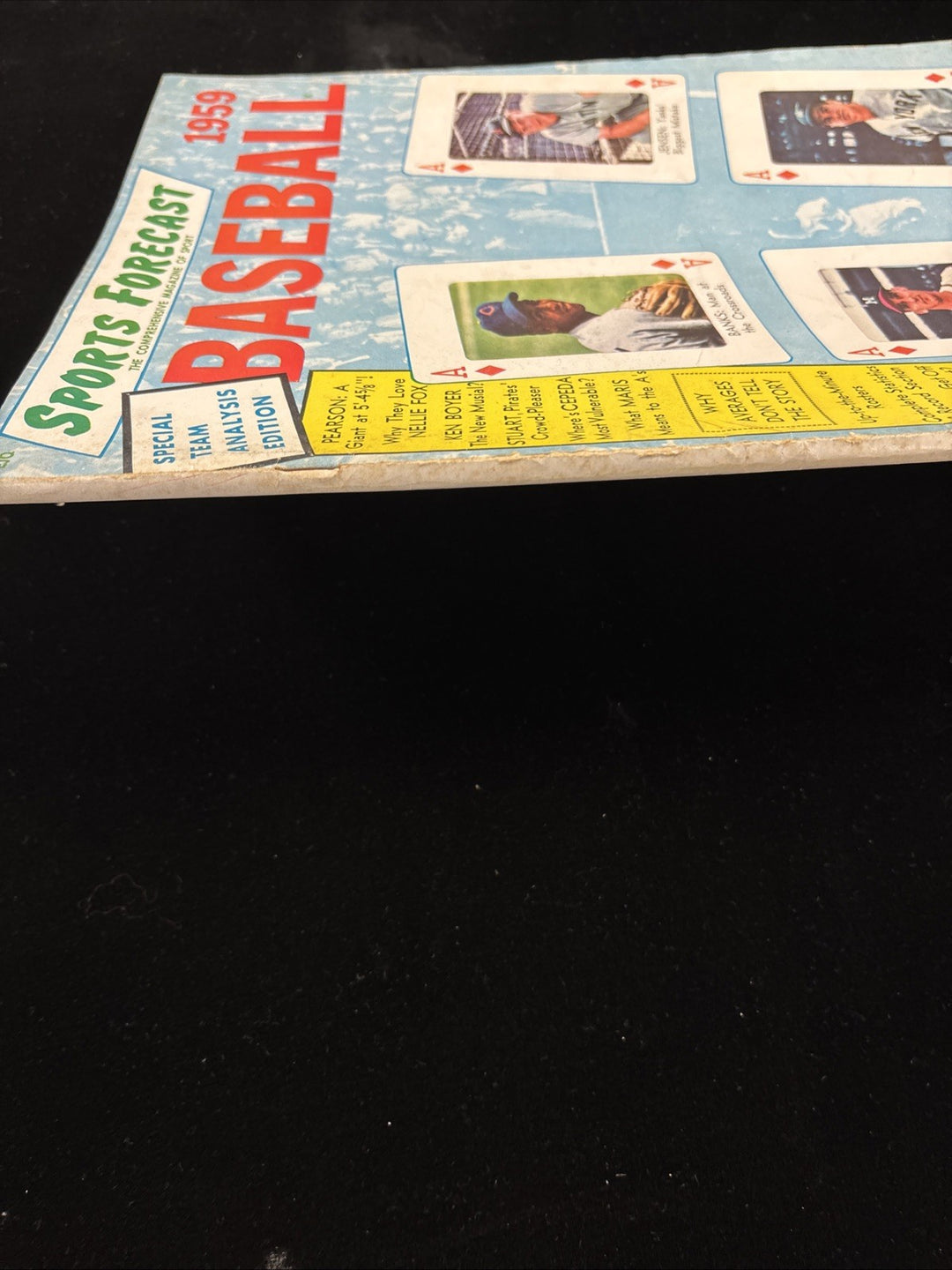 1959 Sports Forecast Baseball Magazine Robert Turley NY Yankees