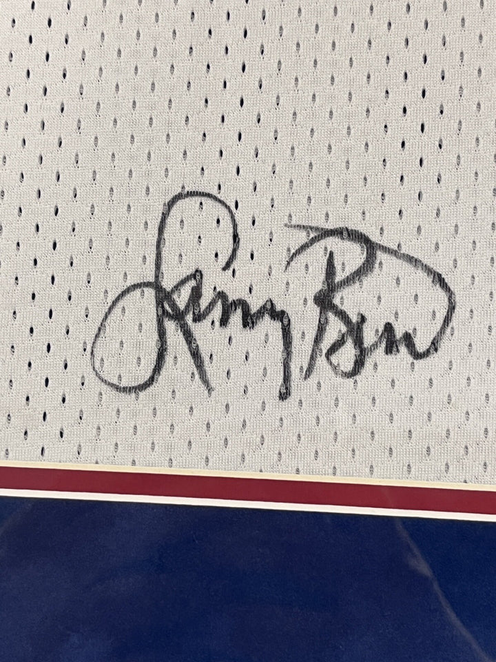 Larry Bird Signed Framed All Star Jersey Bird Holo Boston Celtics HOF