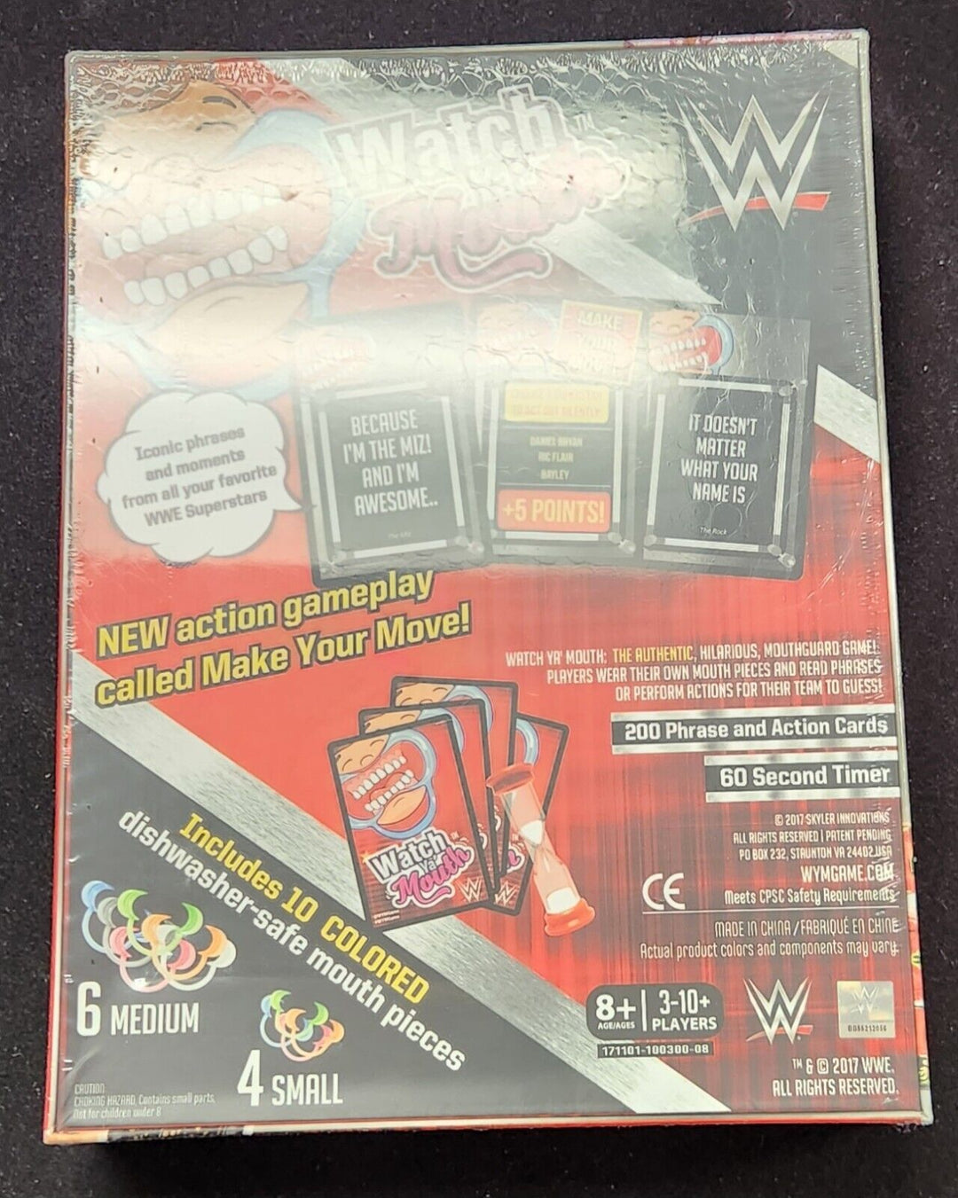 Watch Ya’ Mouth Game WWE EDITION Wrestling Party Gift WWF Rare Brand New Sealed!