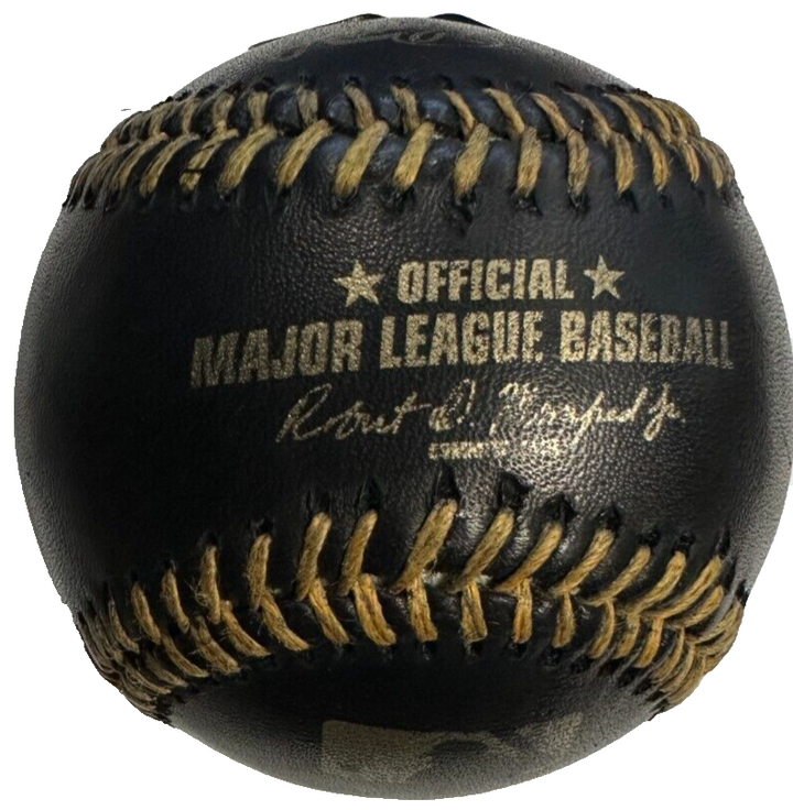 Mark Wahlberg Autographed Official Major League Black Baseball BAS