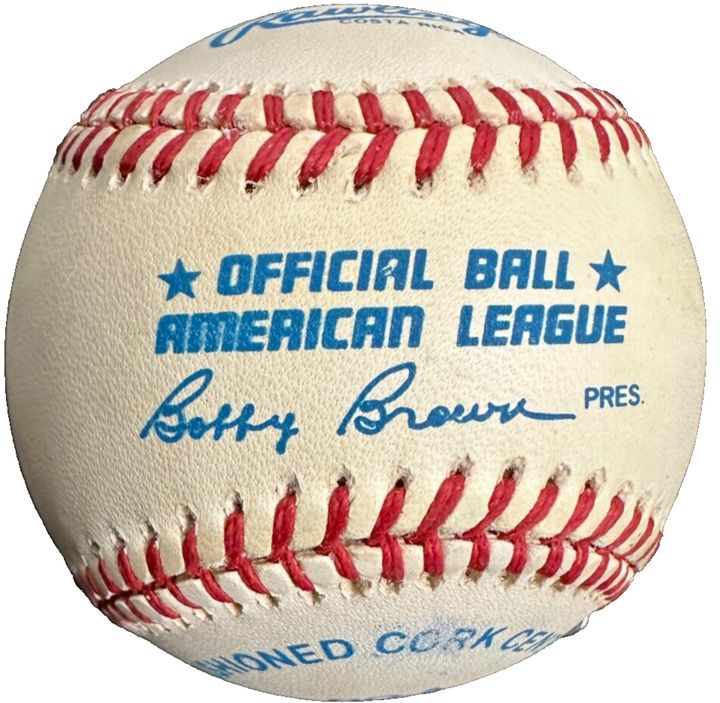 Rollie Fingers Autographed American League Baseball W/ HOF 92 Insc