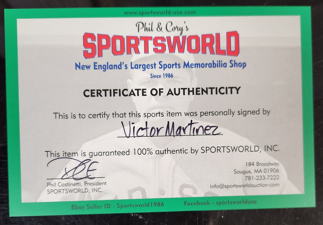 2005 Upper Deck Signature Portraits 8x10 Autograph Auto Victor Martinez Indians