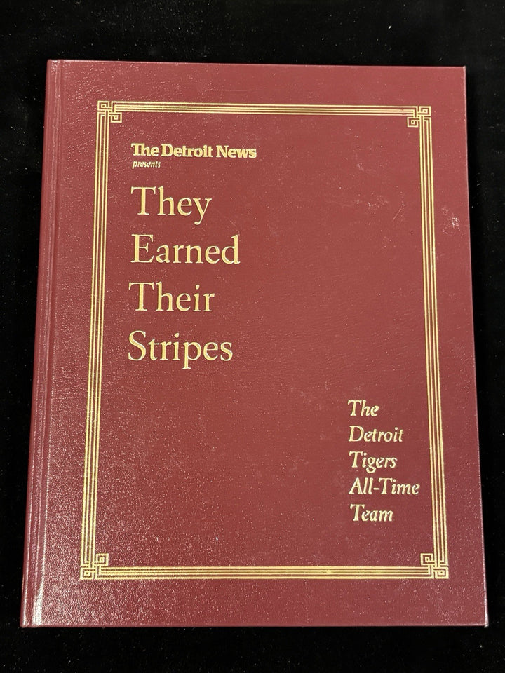 Al Kaline Kell Freehan Signed They Earned Their Stripes Tigers All-Time Book