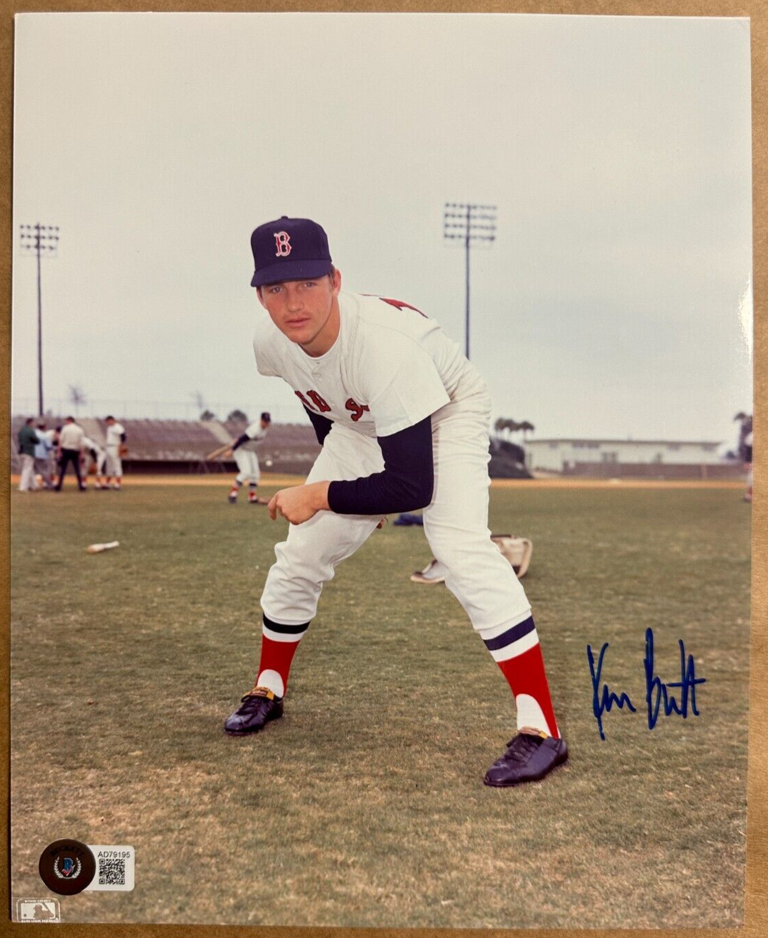 Ken Brett Autographed 8x10 Photo Boston Red Sox BAS