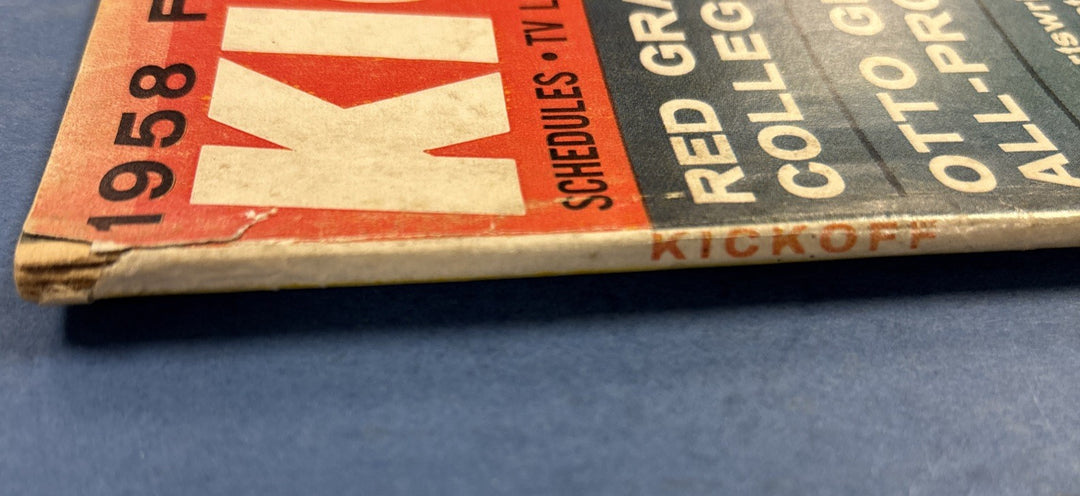 1958 Kick-Off Football Yearbook Magazine Bob Anderson Army