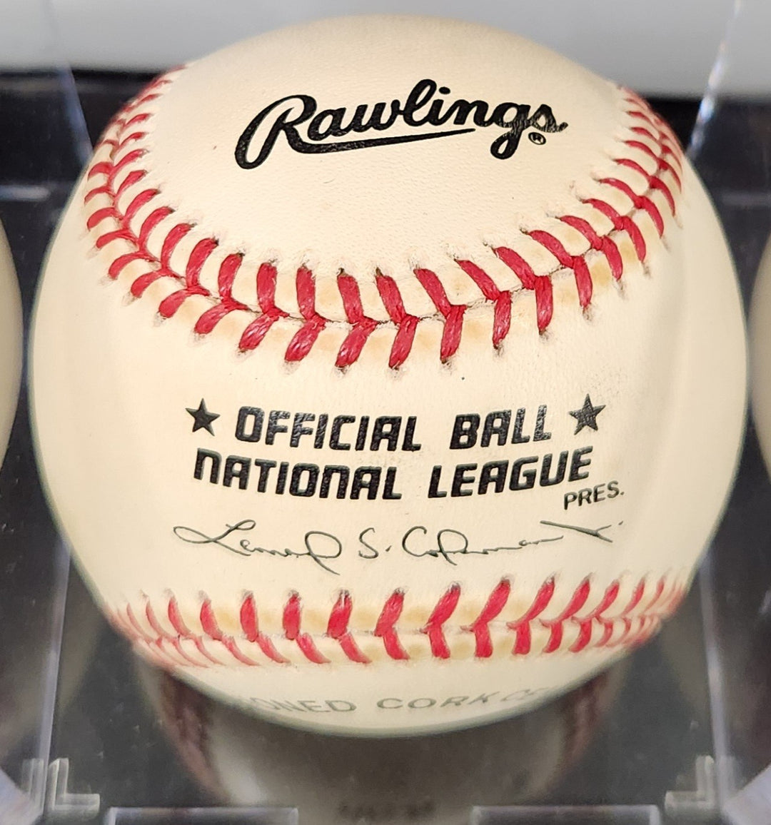 Bobby Thomson Autographed National League Baseball New York Giants COA
