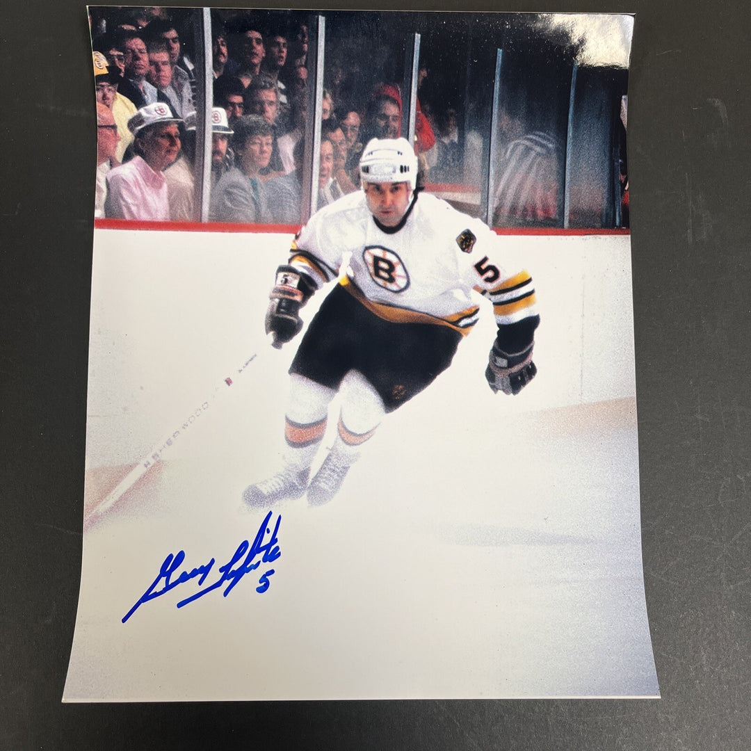 Guy Lapointe Signed 8x10 Boston Bruins Sportsworld