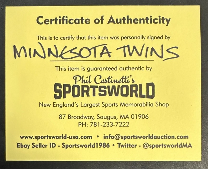 Minnesota Twins Greats Autographed Baseball Oliva Rollins