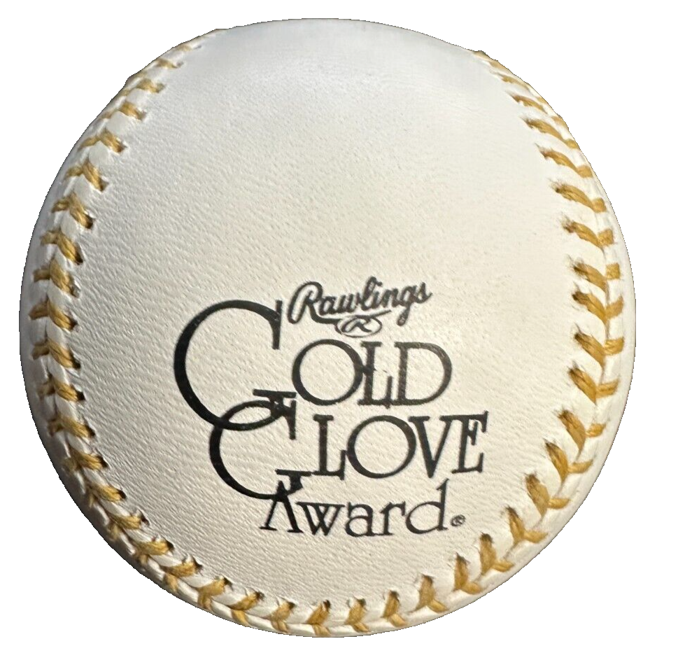Fred Lynn Autographed Rawlings Gold Glove Baseball Red Sox W GG 75,78,80