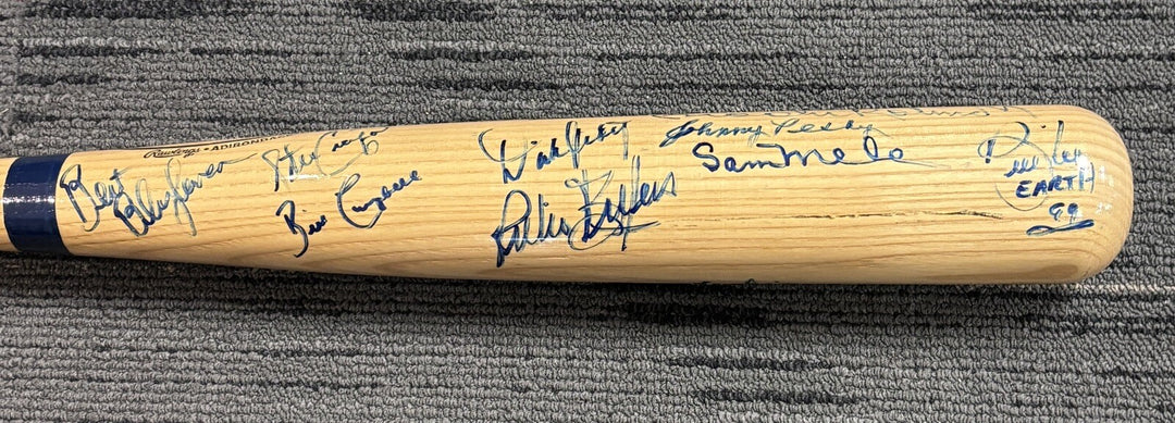 1999 Sox Exchange Fantasy Camp Signed Baseball Bat Pesky Brooks Robinson Etc.