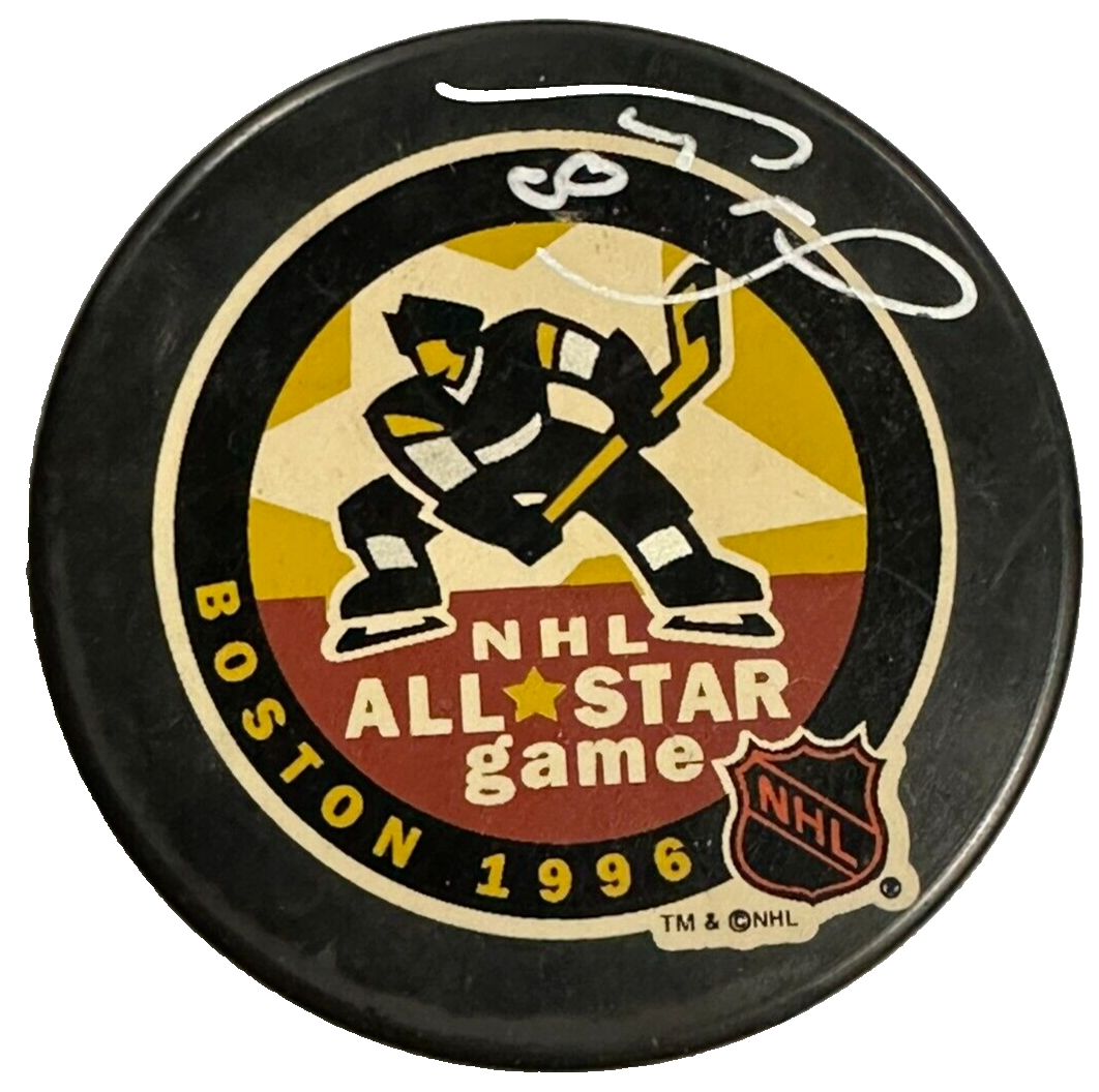 Cam Neely Autographed 1996 NHL All-Star Game Hockey Puck Boston Bruins