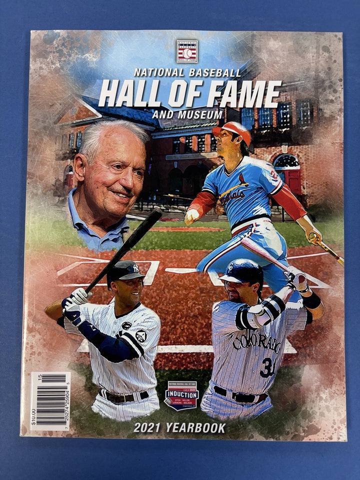 2021 MLB Hall Of Fame Program Derek Jeter Larry Walker