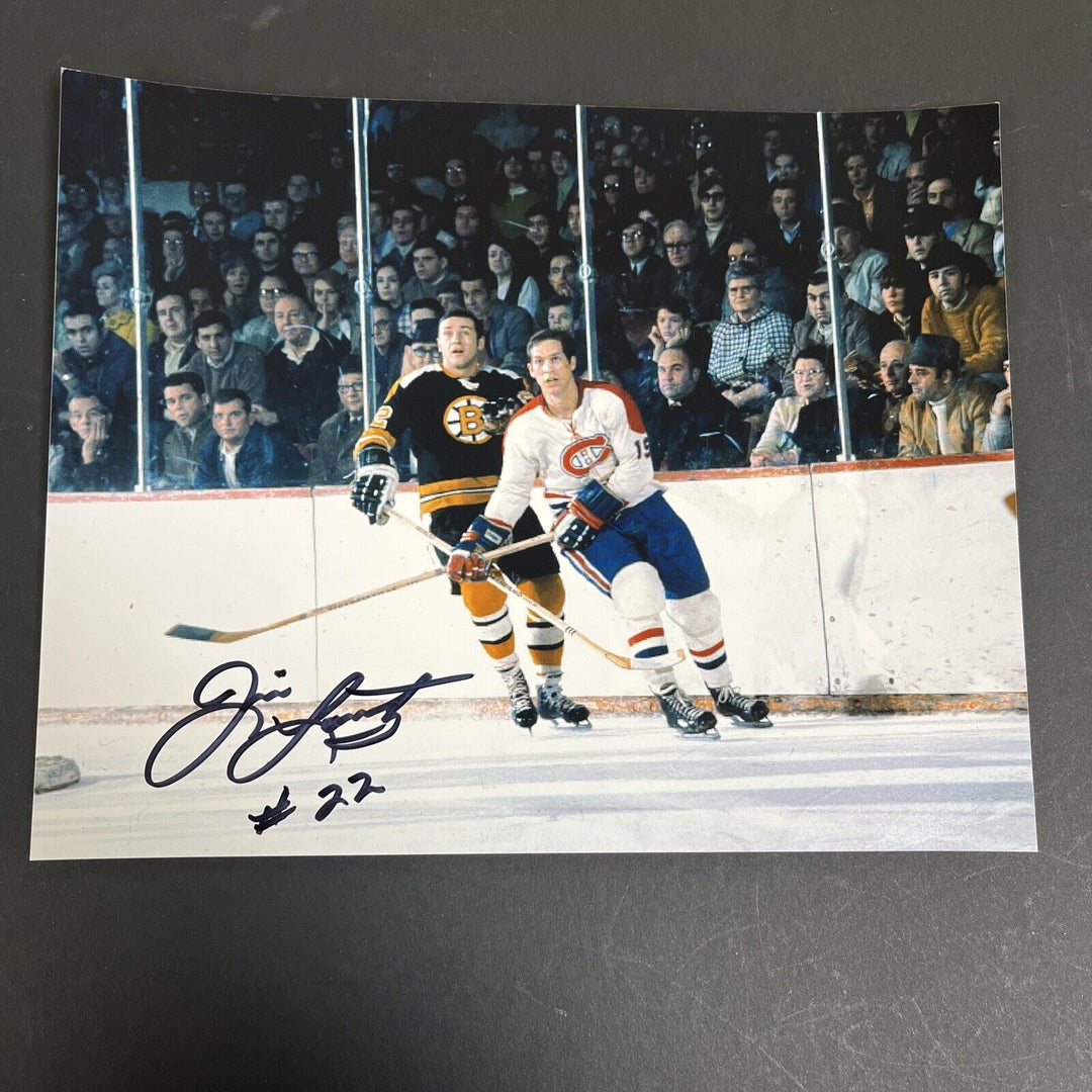 Jim Lorentz Signed 8x10 Boston Bruins Sportsworld