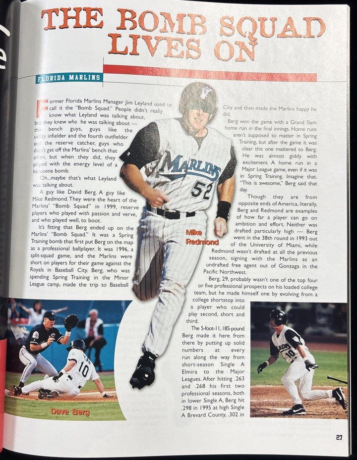 2000 FLORIDA MARLINS OFFICIAL BASEBALL YEARBOOK