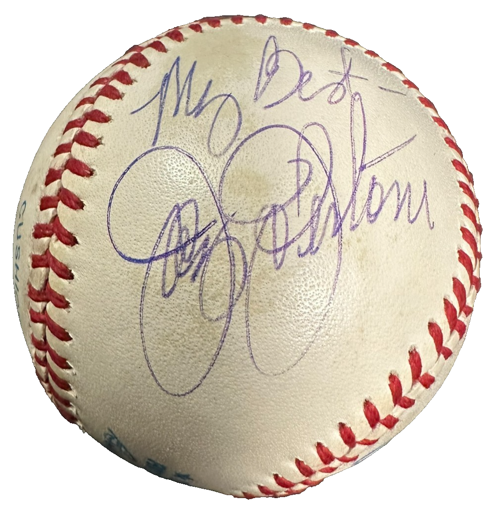 Jay Johnstone Autographed Official National League Baseball Phillies Dodgers