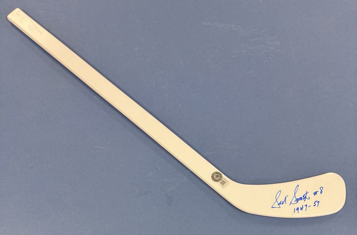 Sid Smith 1947-57 Signed Mini Stick Beckett Toronto Maple Leafs